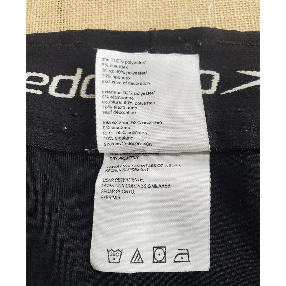 Speedo Hybrid Swim Trunks Shorts sz XL Men Gray‎ Black Lined Pockets 8